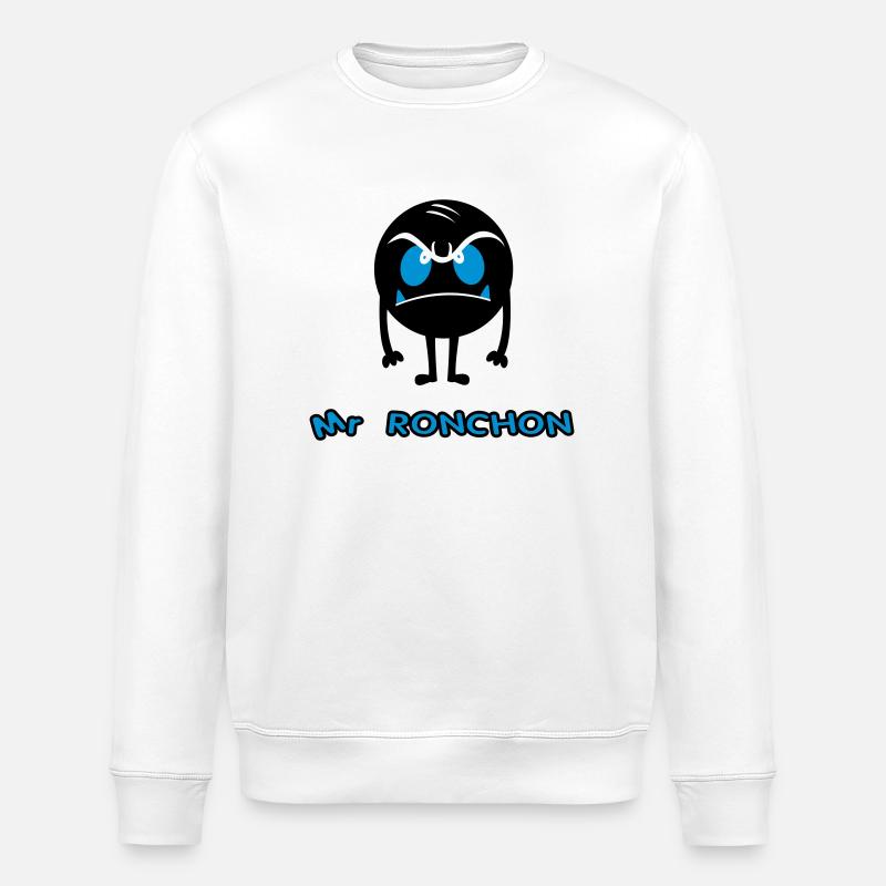mr_ronchon - Sweat bio ROLLER Stanley/Stella Unisexe - blanc