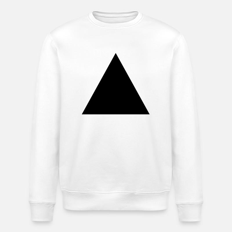 triangle - Stanley/Stella ROLLER Unisex Organic Sweatshirt - white