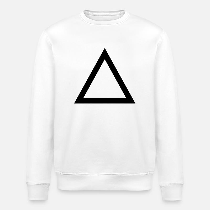Dreieck - Stanley/Stella Unisex Bio-Sweatshirt ROLLER - Weiß