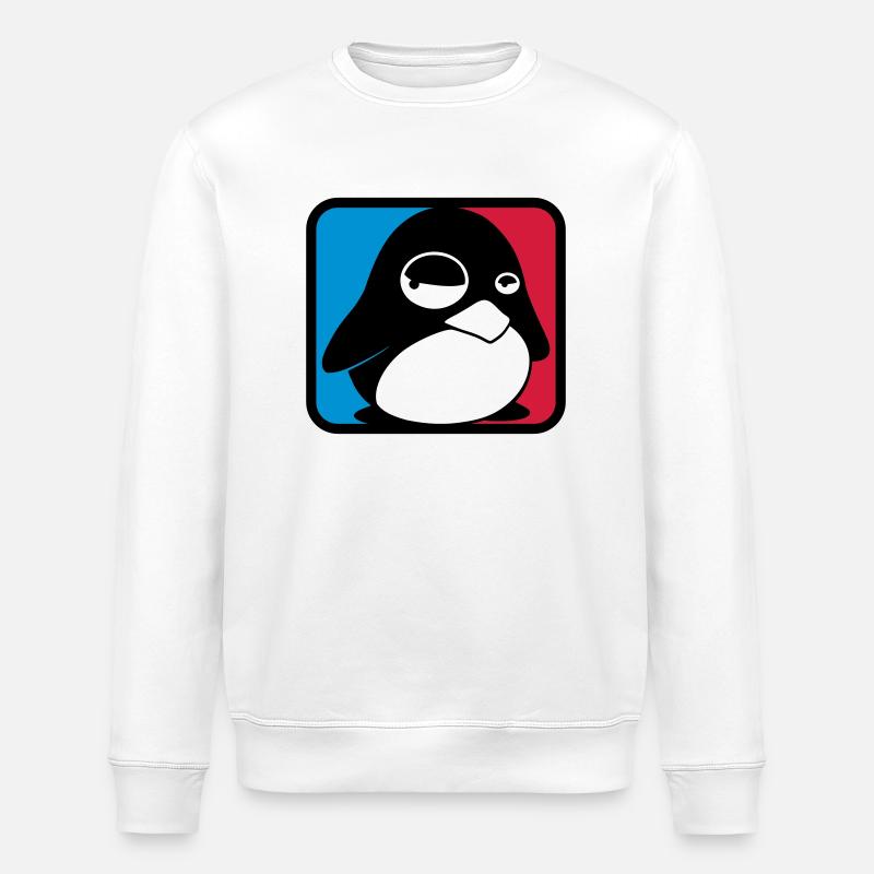 TUX Leauge, LINUX - Sweat bio ROLLER Stanley/Stella Unisexe - blanc