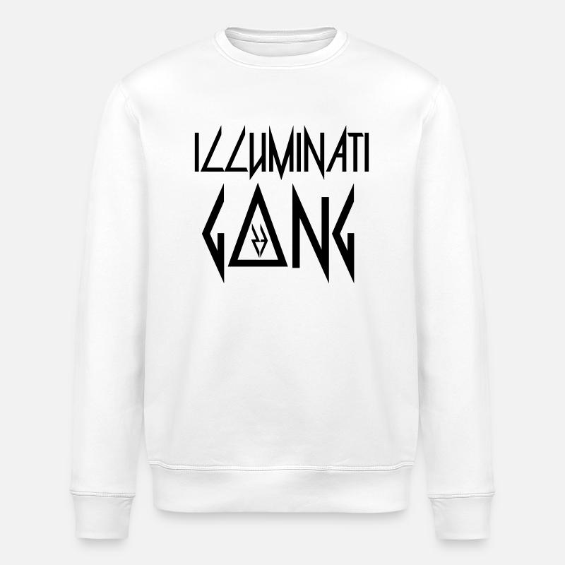 Illuminati G▲ng - Stanley/Stella Unisex Bio-Sweatshirt ROLLER - Weiß