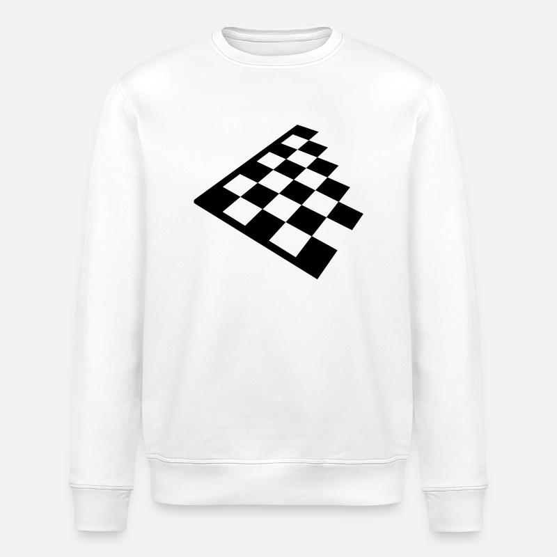 Chess - Stanley/Stella ROLLER Unisex Organic Sweatshirt - white