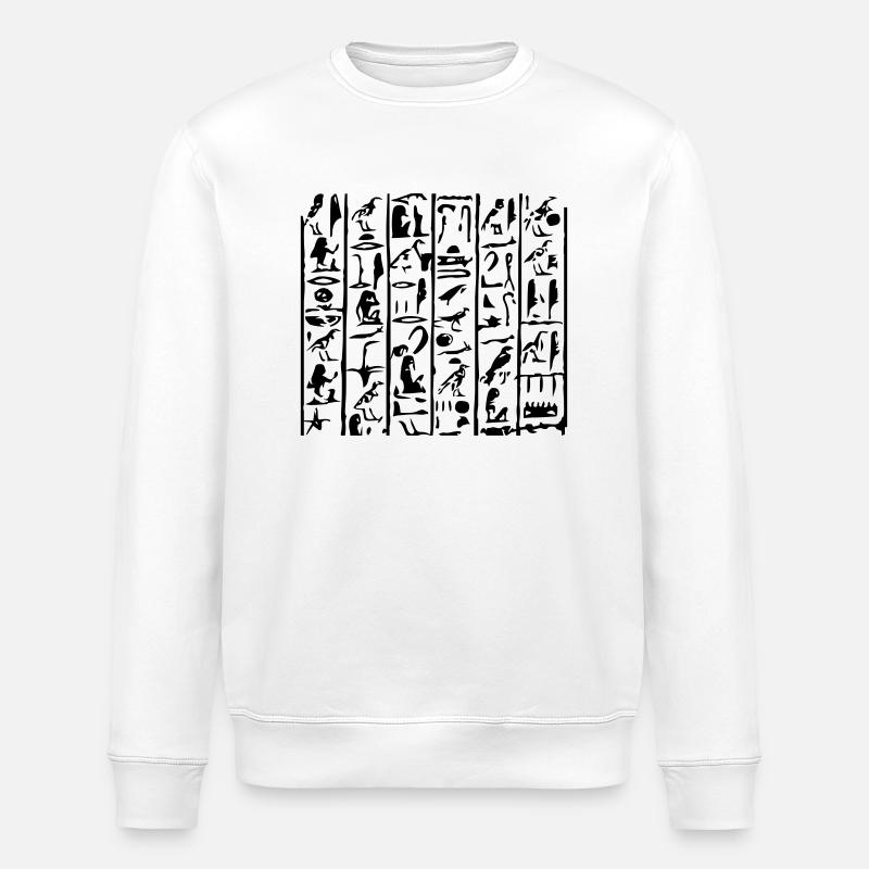 egypt_kite_vec_1 de - Stanley/Stella ROLLER Unisex Organic Sweatshirt - white