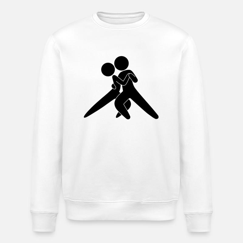 Tango dancer - Stanley/Stella ROLLER Unisex Organic Sweatshirt - white