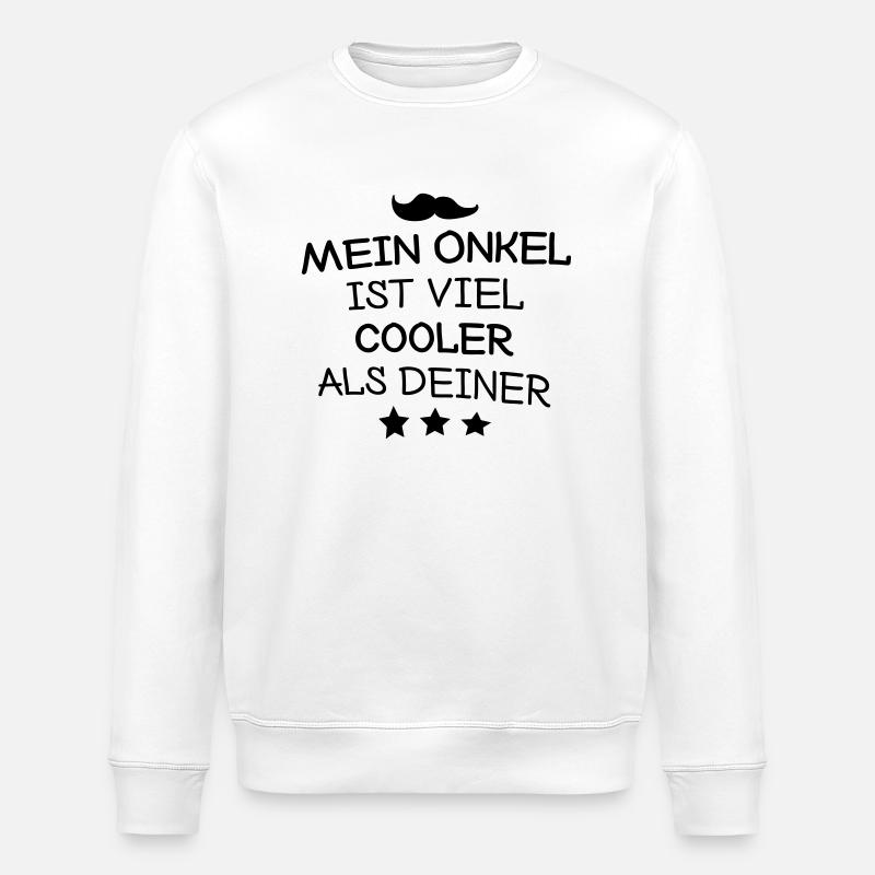 Mein Onkel - Stanley/Stella Unisex Bio-Sweatshirt ROLLER - Weiß