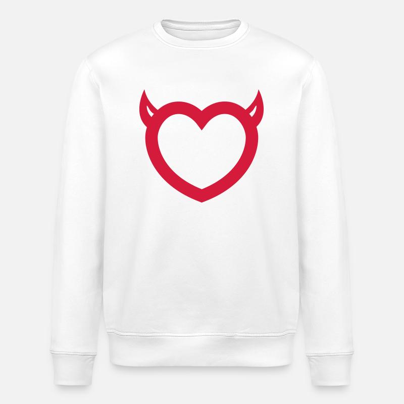 diable - Sweat bio ROLLER Stanley/Stella Unisexe - blanc