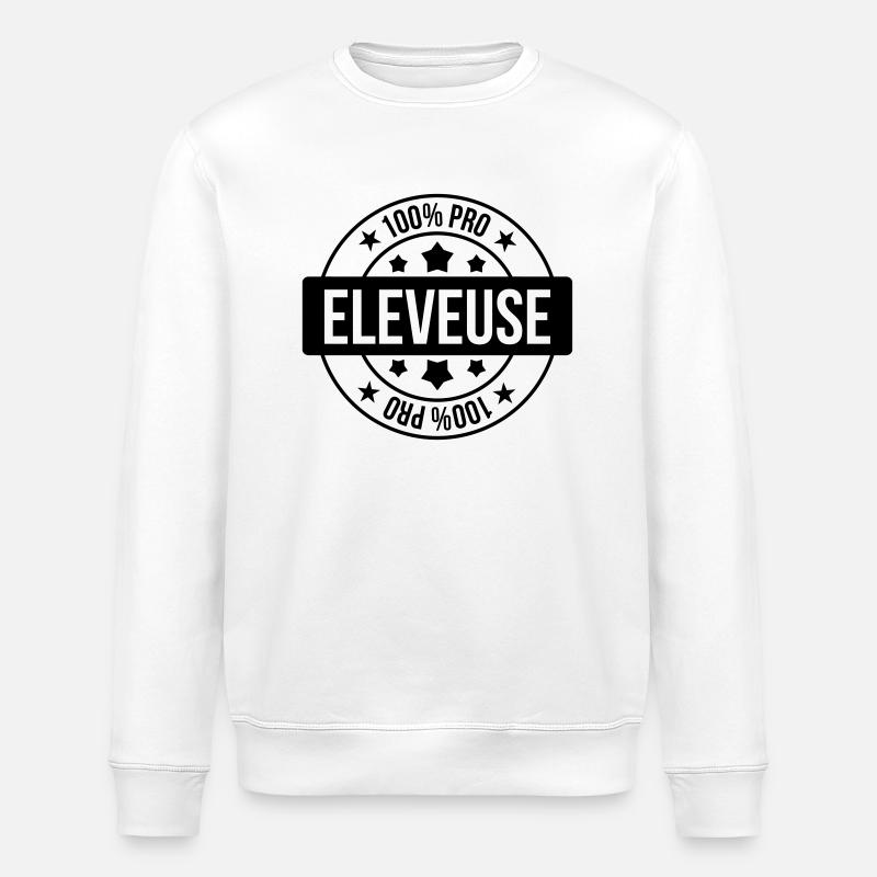 Eleveur / Eleveuse / Animal / éleveur / Chien - Sweat bio ROLLER Stanley/Stella Unisexe - blanc