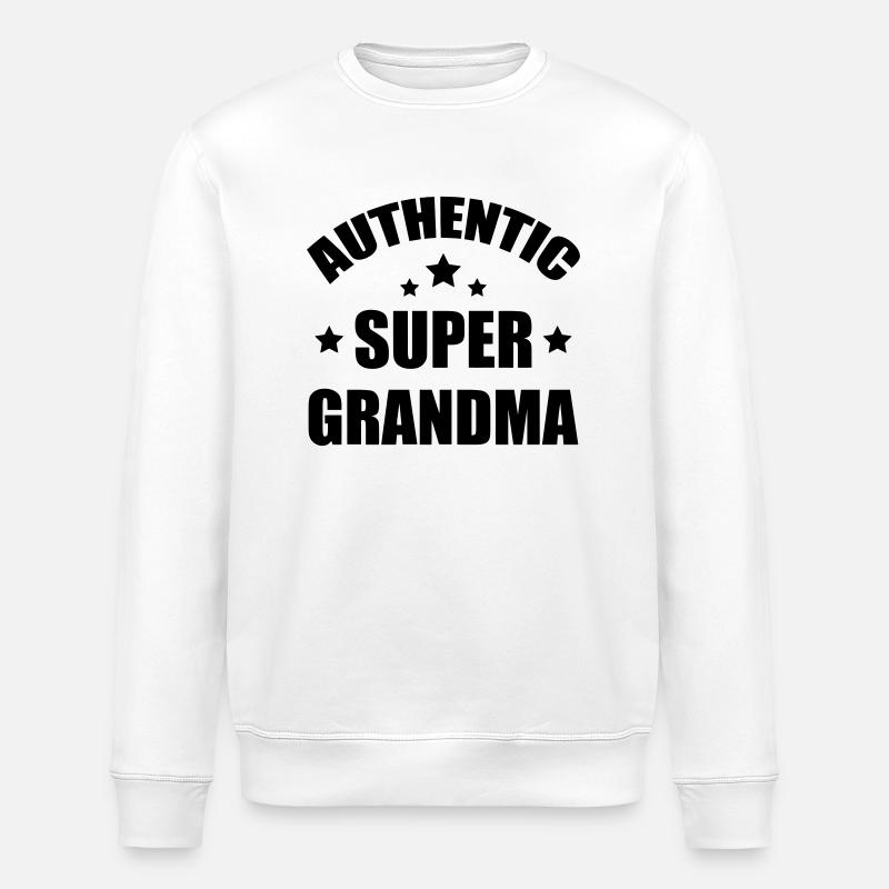 Großmütter / Oma / Mami / Großmutter / Mamy - Stanley/Stella Unisex Bio-Sweatshirt ROLLER - Weiß