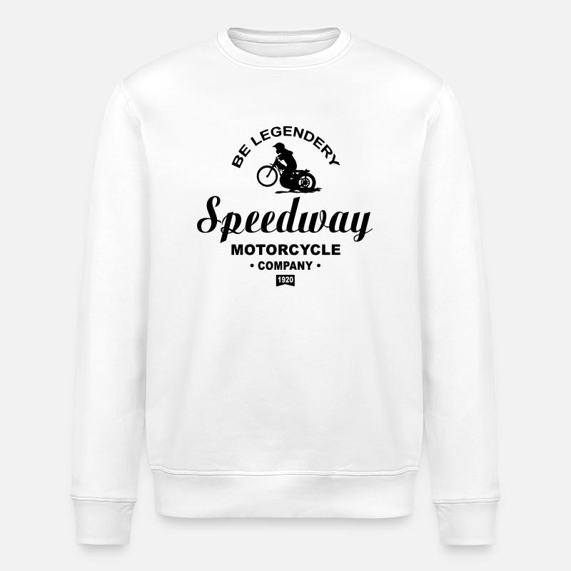 Speedway - Stanley/Stella Unisex Bio-Sweatshirt ROLLER - Weiß