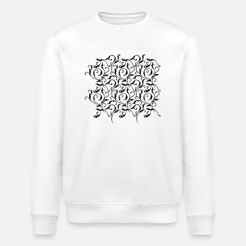 Motif Plantas - Sweat bio ROLLER Stanley/Stella Unisexe - blanc