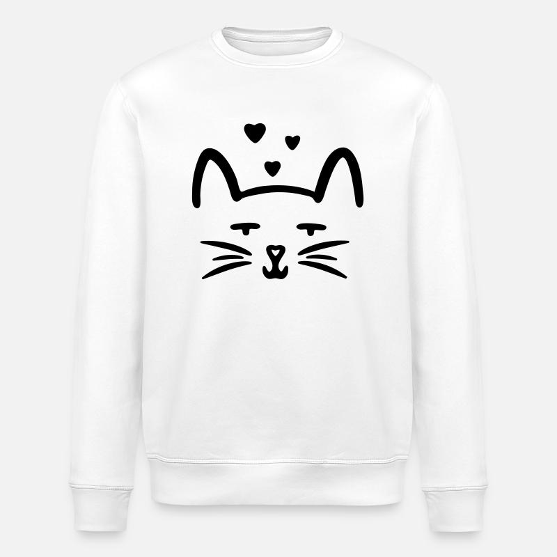 chaton amour chats amour - Sweat bio ROLLER Stanley/Stella Unisexe - blanc