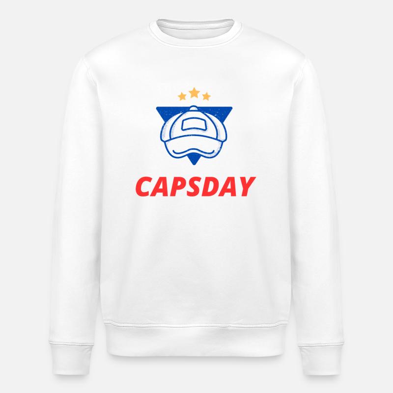 CapsDay - Stanley/Stella Unisex Bio-Sweatshirt ROLLER - Weiß