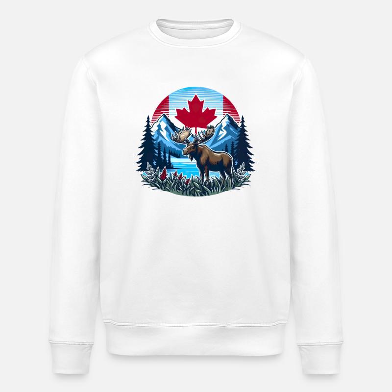 Canada 24 - Sweat bio ROLLER Stanley/Stella Unisexe - blanc