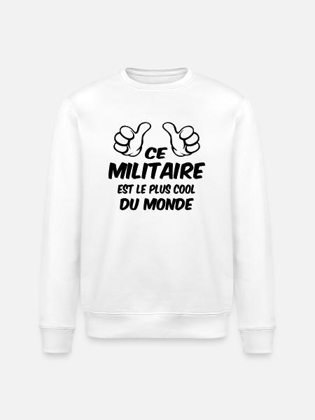 BEST MILITARY - Stanley/Stella ROLLER Unisex Organic Sweatshirt - white