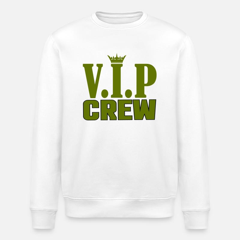 vip crew - Stanley/Stella Unisex Bio-Sweatshirt ROLLER - Weiß