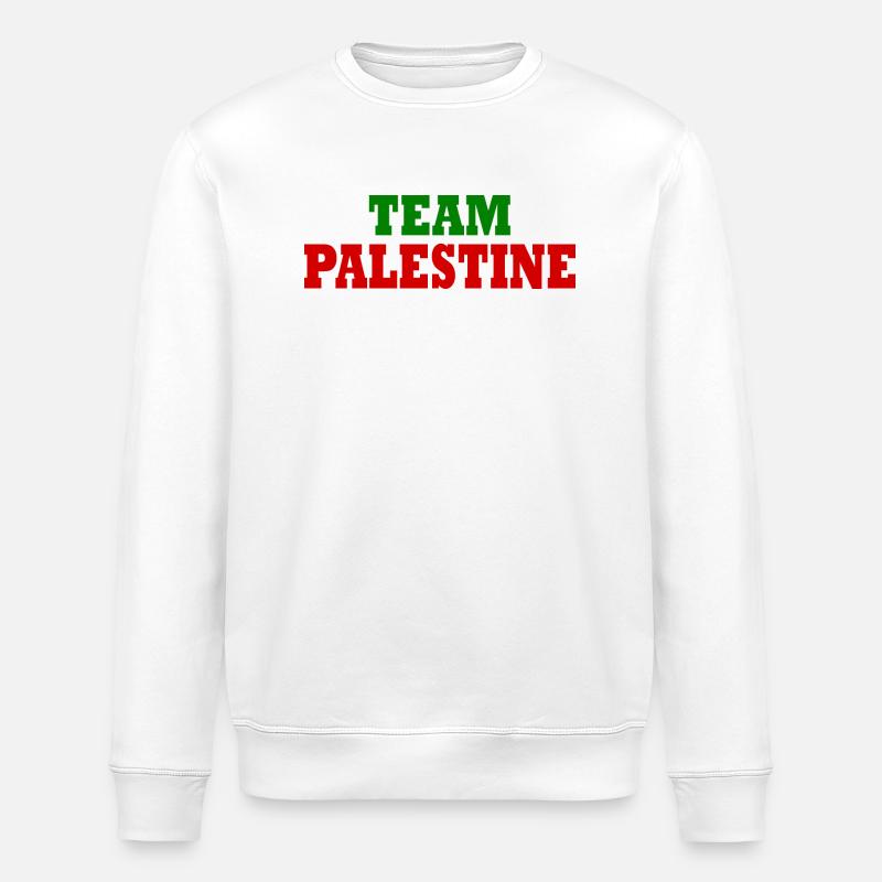 Palestine - équipe de Palestine - Sweat bio ROLLER Stanley/Stella Unisexe - blanc