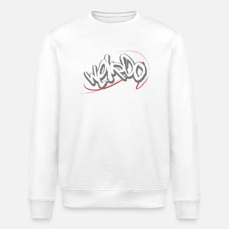 Hurluberlu - Sweat bio ROLLER Stanley/Stella Unisexe - blanc