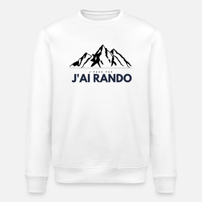 Randonnée Rando - Sweat bio ROLLER Stanley/Stella Unisexe - blanc