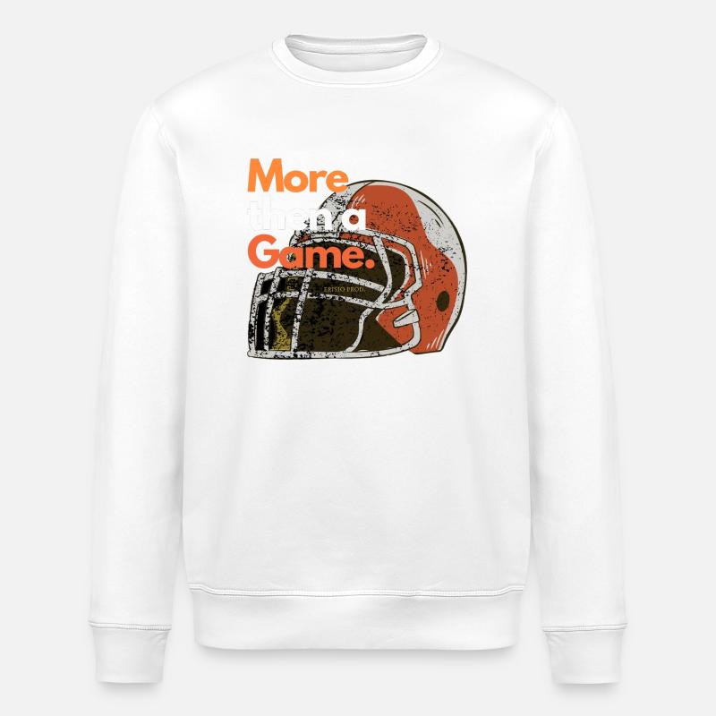 More than a Game - Stanley/Stella Unisex Bio-Sweatshirt ROLLER - Weiß