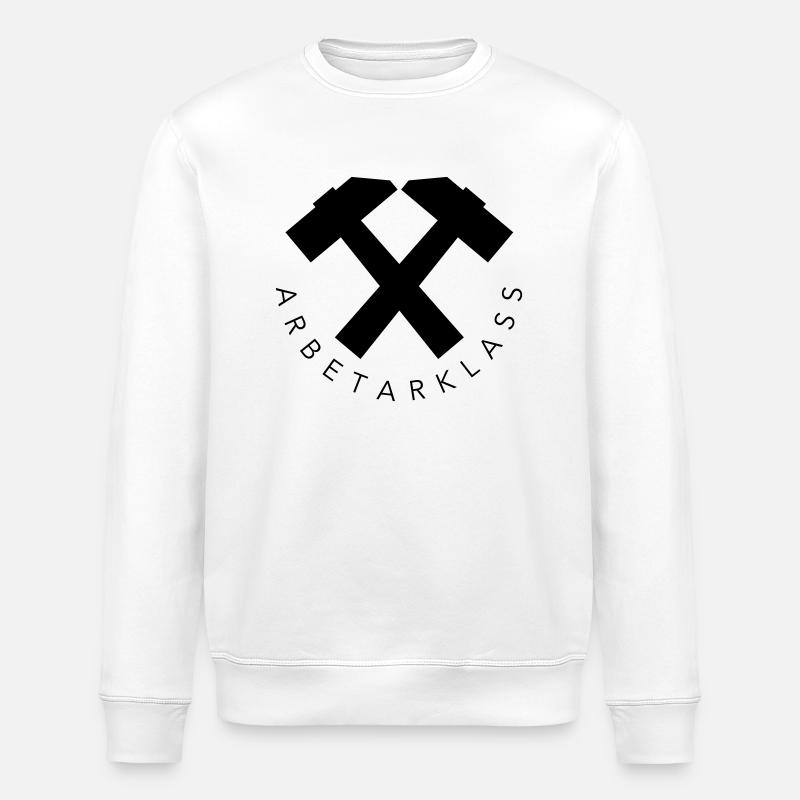 Working class - Stanley/Stella ROLLER Unisex Organic Sweatshirt - white