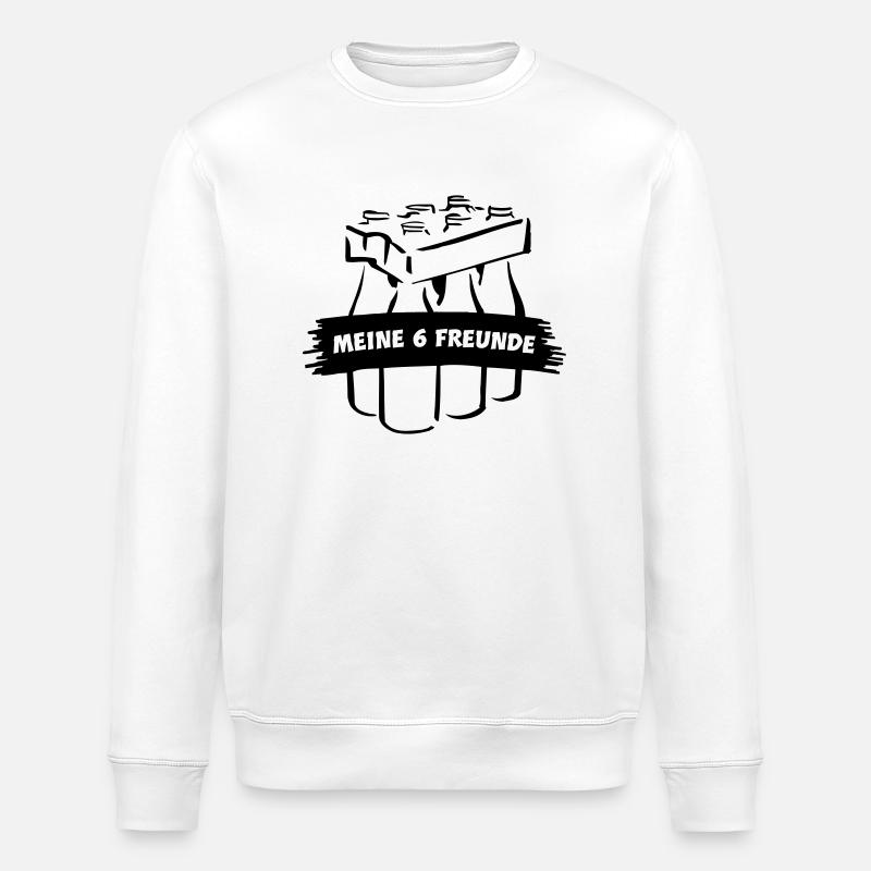 Freunde - Stanley/Stella Unisex Bio-Sweatshirt ROLLER - Weiß