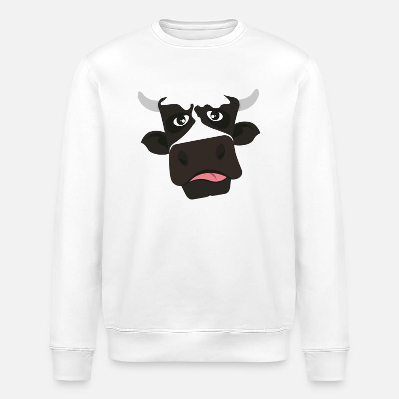 cow115 - Sweat bio ROLLER Stanley/Stella Unisexe - blanc