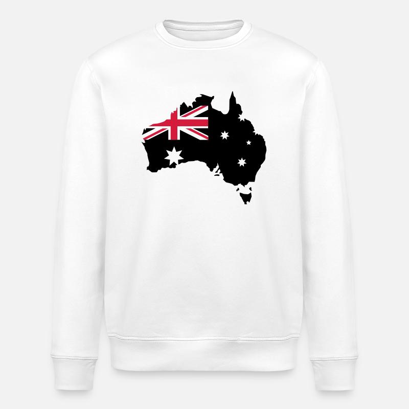 Australia - Stanley/Stella Unisex Bio-Sweatshirt ROLLER - Weiß