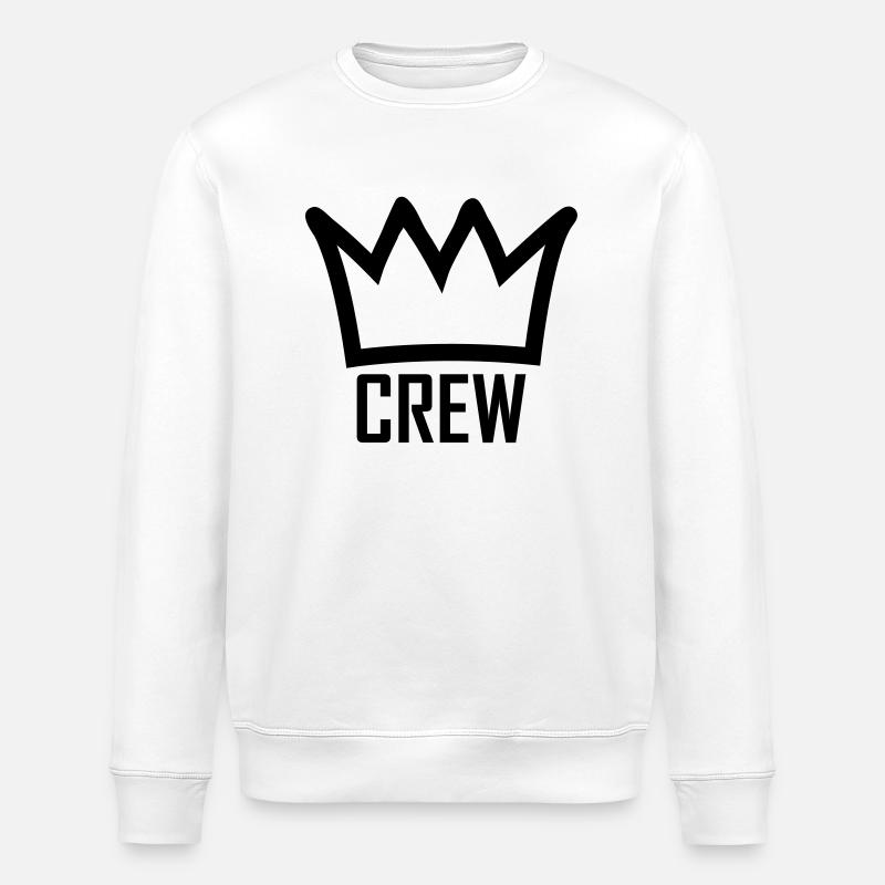 crew - Sweat bio ROLLER Stanley/Stella Unisexe - blanc