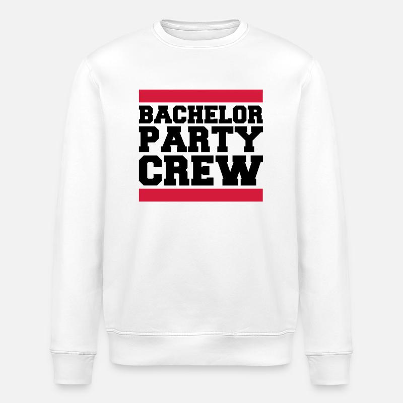 Bachelor Party Crew - Stanley/Stella Unisex Bio-Sweatshirt ROLLER - Weiß