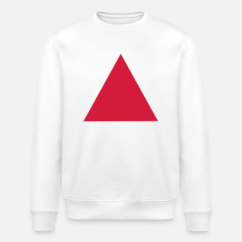Triangle - Stanley/Stella ROLLER Unisex Organic Sweatshirt - white