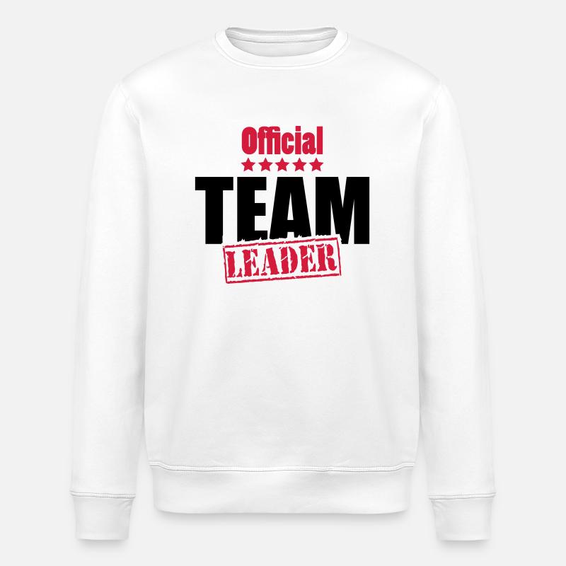 team_leader - Stanley/Stella Unisex Bio-Sweatshirt ROLLER - Weiß