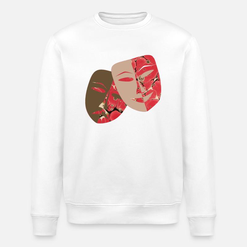 masques e 245 - Sweat bio ROLLER Stanley/Stella Unisexe - blanc