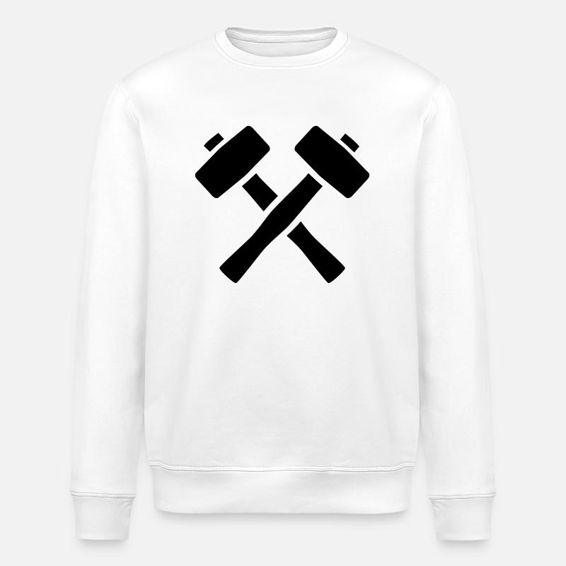 Hammer - Stanley/Stella Unisex Bio-Sweatshirt ROLLER - Weiß