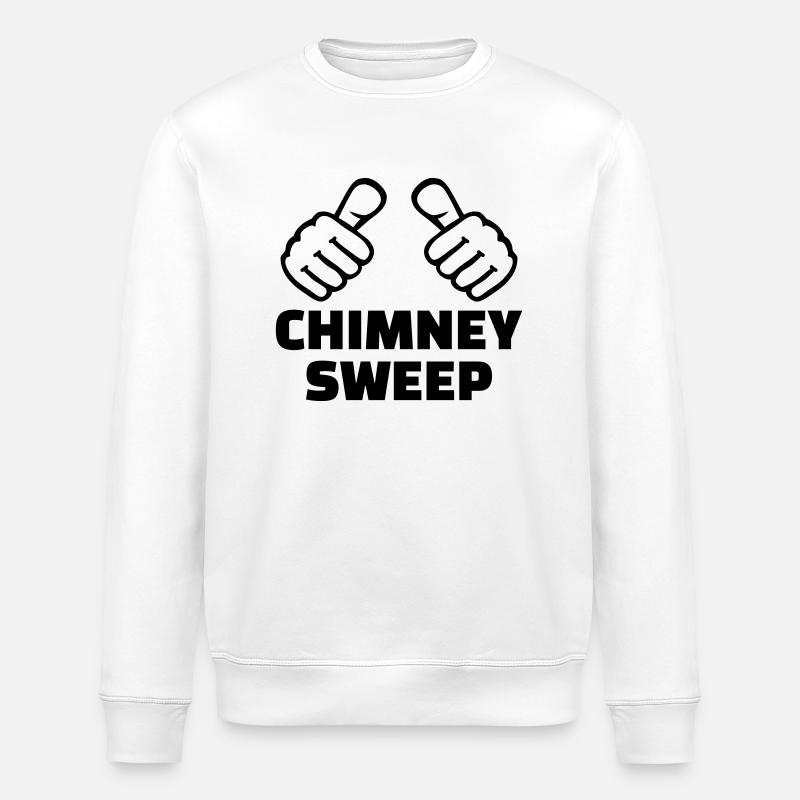 Ramoneur - Sweat bio ROLLER Stanley/Stella Unisexe - blanc