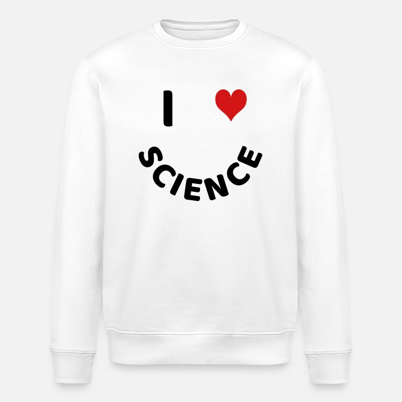 Science - Sweat bio ROLLER Stanley/Stella Unisexe - blanc