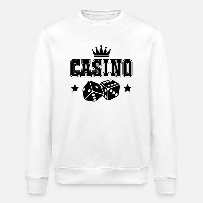 Casino - Stanley/Stella Unisex Bio-Sweatshirt ROLLER - Weiß