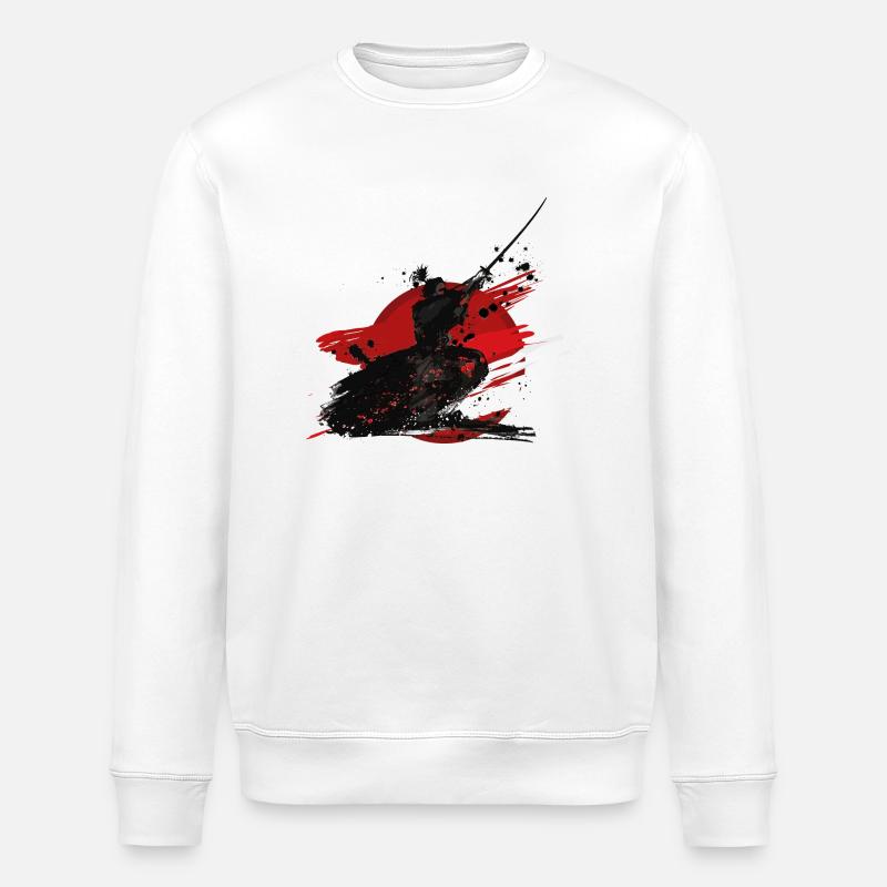 SSW142 Samurai - Stanley/Stella Unisex Bio-Sweatshirt ROLLER - Weiß