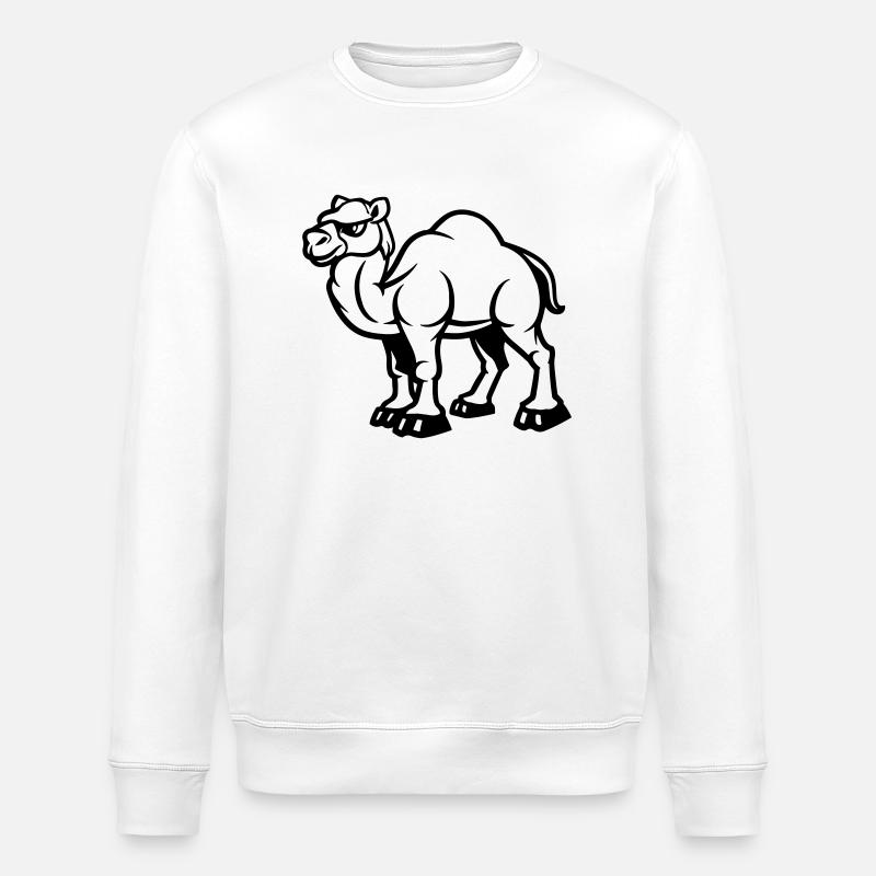 chameau - Sweat bio ROLLER Stanley/Stella Unisexe - blanc