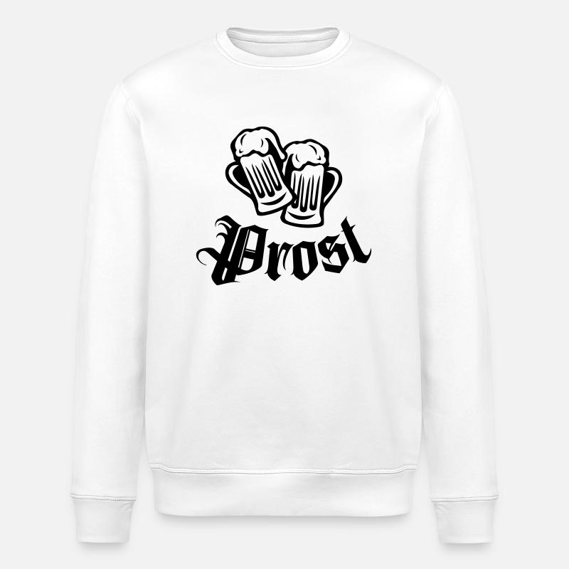 Santé de la bière - Sweat bio ROLLER Stanley/Stella Unisexe - blanc