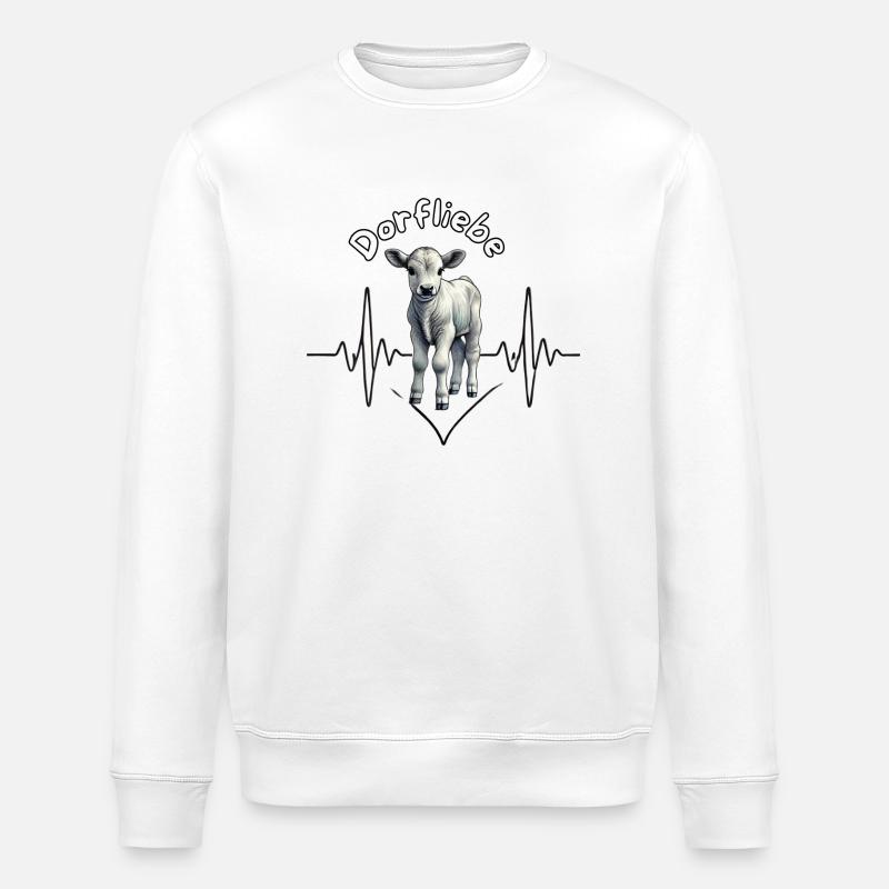 Dorfliebe - Stanley/Stella Unisex Bio-Sweatshirt ROLLER - Weiß