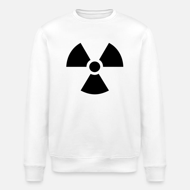 Radioactive - Stanley/Stella ROLLER Unisex Organic Sweatshirt - white