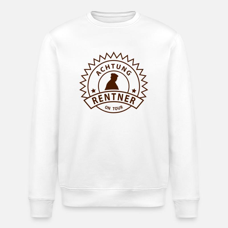 Rentner - Stanley/Stella Unisex Bio-Sweatshirt ROLLER - Weiß