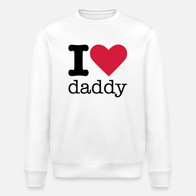 I Love Daddy - Sweat bio ROLLER Stanley/Stella Unisexe - blanc