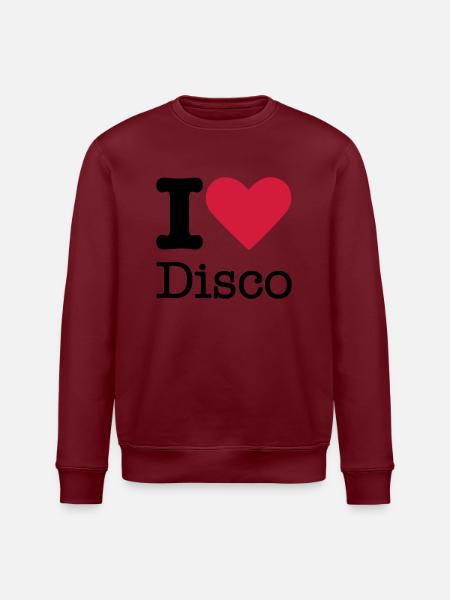 J'aime Disco - Sweat bio ROLLER Stanley/Stella Unisexe - blanc
