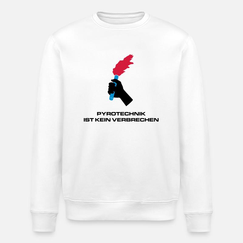 Pyrotechnik - Stanley/Stella Unisex Bio-Sweatshirt ROLLER - Weiß