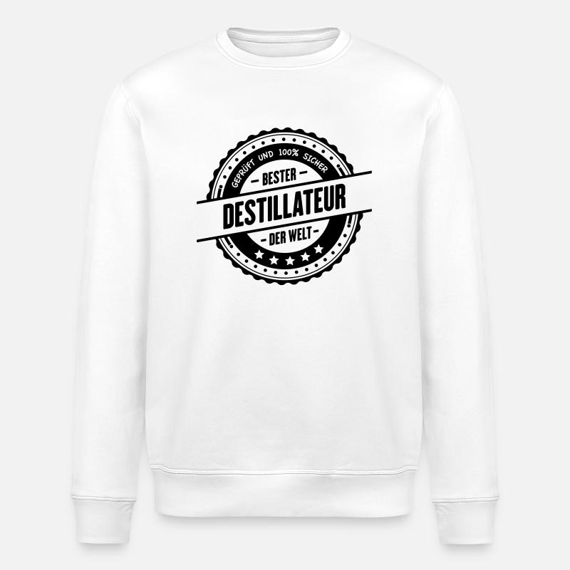 Bester Destillateur - Stanley/Stella Unisex Bio-Sweatshirt ROLLER - Weiß