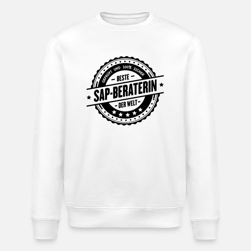 Beste SAP-Beraterin - Stanley/Stella Unisex Bio-Sweatshirt ROLLER - Weiß