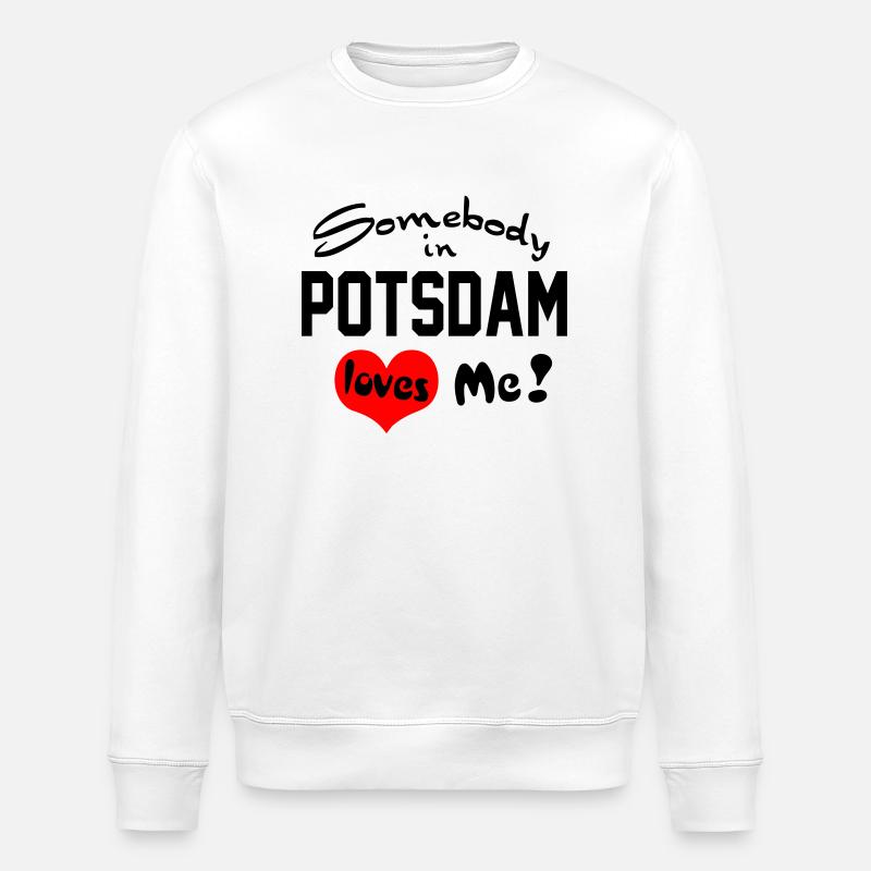 Potsdam - Sweat bio ROLLER Stanley/Stella Unisexe - blanc