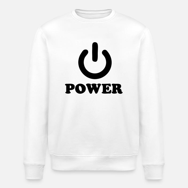 power - Stanley/Stella Unisex Bio-Sweatshirt ROLLER - Weiß