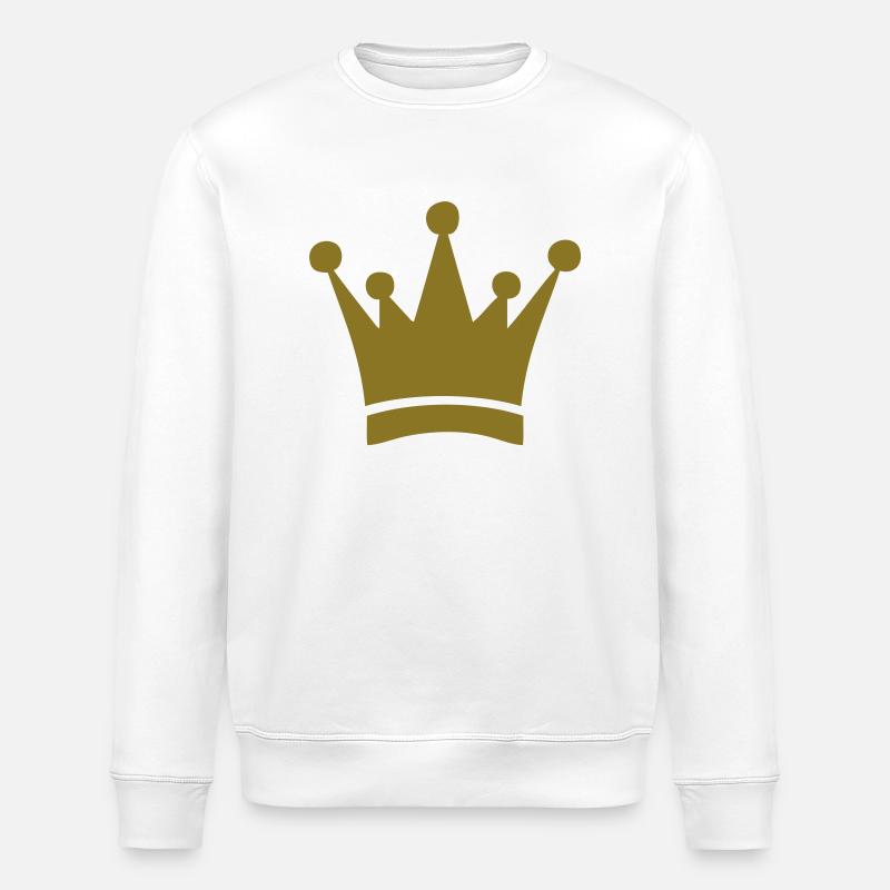 king crown - Sweat bio ROLLER Stanley/Stella Unisexe - blanc